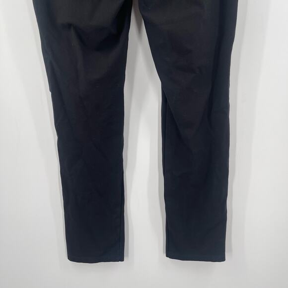 EILEEN FISHER Pull On Pants Black Size Medium Stretch Basic Classic Business - Picture 7 of 9